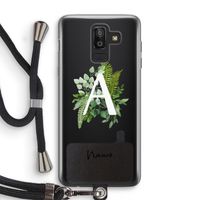 Green Brush: Samsung Galaxy J8 (2018) Transparant Hoesje met koord