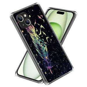 iPhone 15 Plus Stijlvolle Ultradunne TPU Hoesje - Pioen