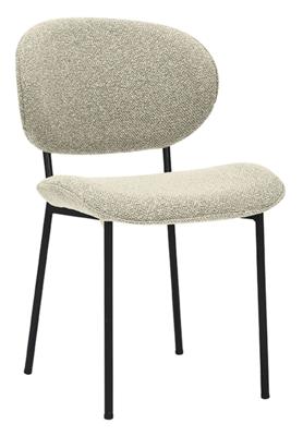 LABEL51 Eetkamerstoel 'Senn' Bouclé, kleur Naturel