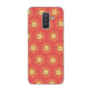 Zon: Samsung Galaxy A6 Plus (2018) Transparant Hoesje
