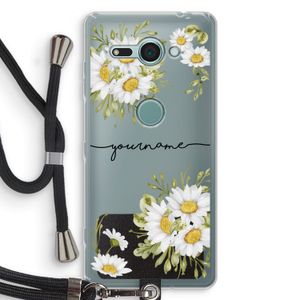 Daisies: Sony Xperia XZ2 Compact Transparant Hoesje met koord