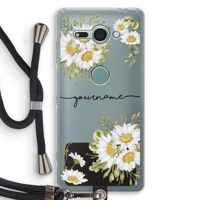 Daisies: Sony Xperia XZ2 Compact Transparant Hoesje met koord