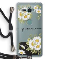 Daisies: Sony Xperia XZ2 Compact Transparant Hoesje met koord