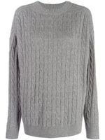 Filippa K pull en maille torsadée - Gris