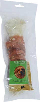 Natuurlijke Snack kluif geknoopt plus kip 20 cm zak a 1st - Gebr de boon