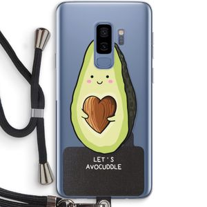 Avocuddle: Samsung Galaxy S9 Plus Transparant Hoesje met koord