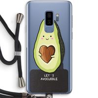 Avocuddle: Samsung Galaxy S9 Plus Transparant Hoesje met koord Avocuddle: Samsung Galaxy S9 Plus Transparant Hoesje met koord