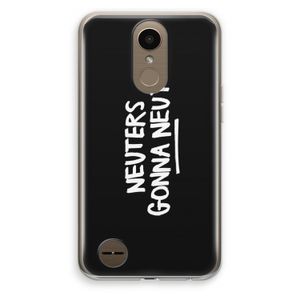 Neuters (zwart): LG K10 (2017) Transparant Hoesje