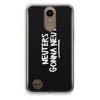 Neuters (zwart): LG K10 (2017) Transparant Hoesje Neuters (zwart): LG K10 (2017) Transparant Hoesje