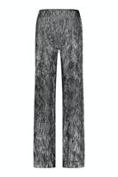 Studio Anneloes Frankie Shiny Plisse Trousers 08385 Broek 0001 Silver