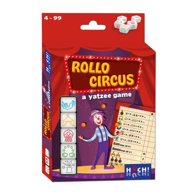 Asmodee rollo yatzee circus dobbelspel