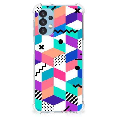 Samsung Galaxy A13 (4G) Shockproof Case Blokken Kleurrijk Samsung Galaxy A13 (4G) Shockproof Case Blokken Kleurrijk
