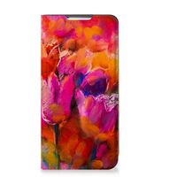 Bookcase Samsung Galaxy S22 Tulips - thumbnail