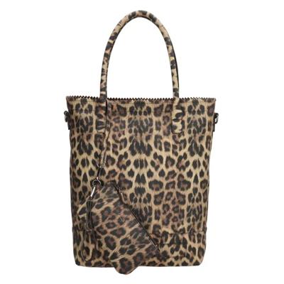 Zebra Trends - Natural Bag Shopper met Rits - Leopard
