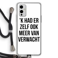 Meer verwacht: OnePlus 9 Transparant Hoesje met koord