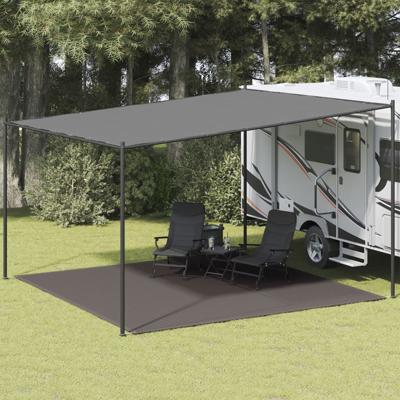 Tenttapijt 400x400 cm antracietkleurig