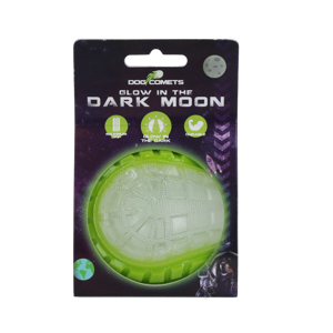 Dog Comets Glow in the Dark Moon Green M