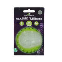 Dog Comets Glow in the Dark Moon Green M - thumbnail