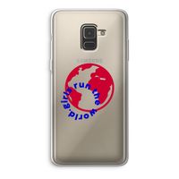 Run The World: Samsung Galaxy A8 (2018) Transparant Hoesje