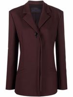 Proenza Schouler blazer cintré à simple boutonnage - Violet