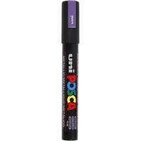 Uni-Posca Posca marker, afm pc-5m, lijndikte 2,5 mm, medium, metallic violet, 1 stuk
