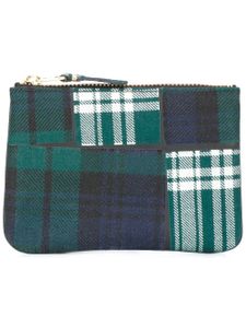 Comme Des Garçons Wallet portefeuille à motif tartan - Vert