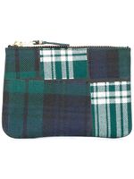 Comme Des Garçons Wallet portefeuille à motif tartan - Vert - thumbnail