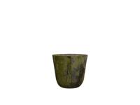 Pot Palermo marble green D13 H12 cm - Ts