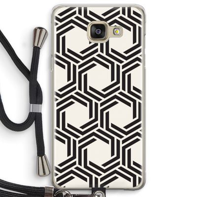 Geometrisch patroon: Samsung Galaxy A5 (2016) Transparant Hoesje met koord