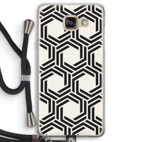 Geometrisch patroon: Samsung Galaxy A5 (2016) Transparant Hoesje met koord