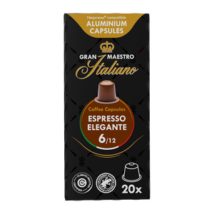 Gran Maestro Italiano - Espresso Elegante - 20 cups