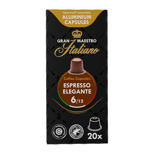 Gran Maestro Italiano Espresso Elegante - 20 koffiecups