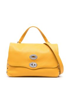 Zanellato medium Postina leather tote bag - Jaune