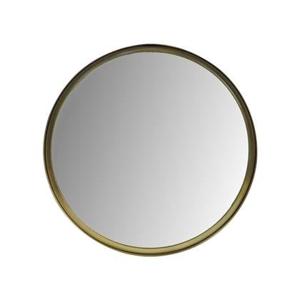 Wandspiegel Fletcher Rond - ø40 - antique gold - Metaal|glas