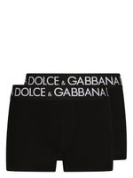 Dolce & Gabbana lot de deux boxers à logo imprimé - Noir - thumbnail