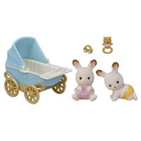 Epoch Sylvanian families 5432 set tweeling chocoladekonijn