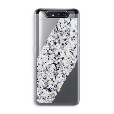 Gespikkelde marmer: Samsung Galaxy A80 Transparant Hoesje