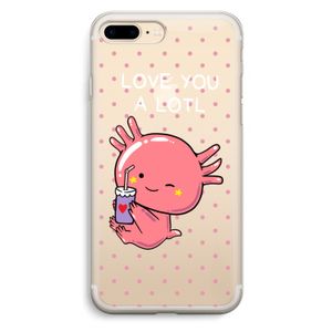 Love You A Lotl: iPhone 7 Plus Transparant Hoesje