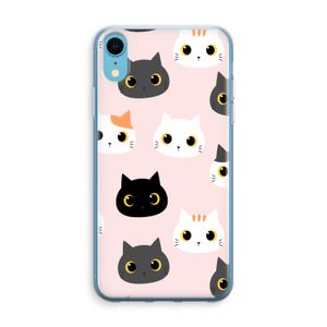 Katten: iPhone XR Transparant Hoesje