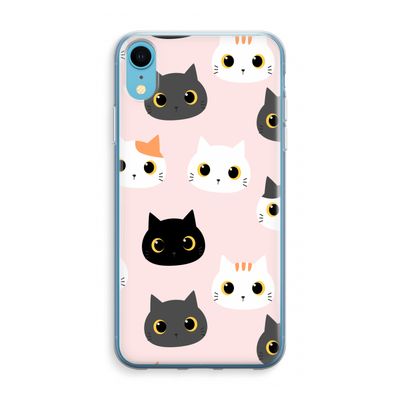 Katten: iPhone XR Transparant Hoesje