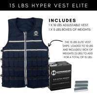 Hyper Vest ELITE L - 15 lbs (6,75 kg) met boosterpack