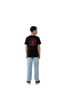 Malelions Icon T-Shirt Kids Zwart - Maat 128 - Kleur: RoodZwart | Soccerfanshop