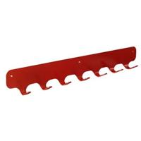 Gorillz Rounded Seven - Wandkapstok - 67 x 6 x 7,8 mm - Rood