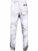 Moschino pantalon de jogging à logo imprimé - Blanc