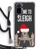Came To Sleigh: Xiaomi Redmi Note 10 Pro Transparant Hoesje met koord Came To Sleigh: Xiaomi Redmi Note 10 Pro Transparant Hoesje met koord