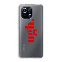 Ugh: Xiaomi Mi 11 Transparant Hoesje