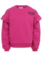 LOOXS Little winter sweater meisjes - roze - ruffle