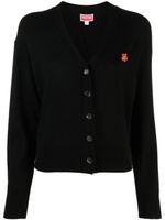 Kenzo cardigan en laine Boke Flower à broderies - Noir