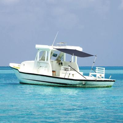 VidaXL Schaduwdoek t-top 170x208x(115-183) cm marineblauw