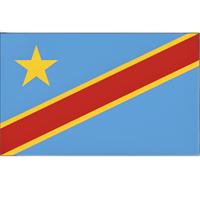 Vlag Congo - 90 x 150 cm - polyester - feestartikelen